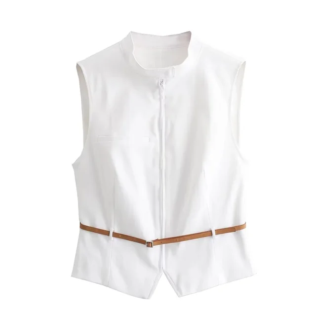 Reina® | Casual Slim Fit Belt Detail Summer