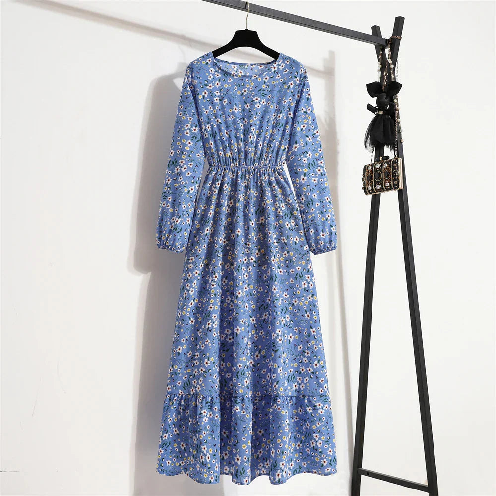 Erin® | Elegant Floral Long Dress For Summer