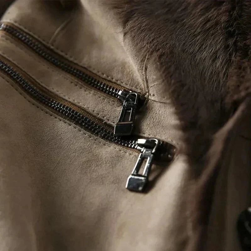 Isis | Elegant suede jacket for women