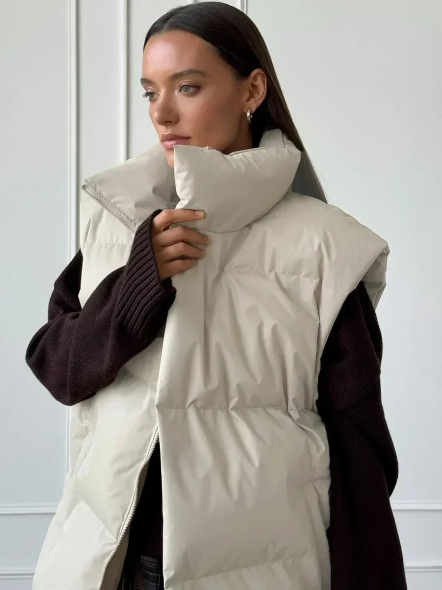Sandra | Thick winter vest for women