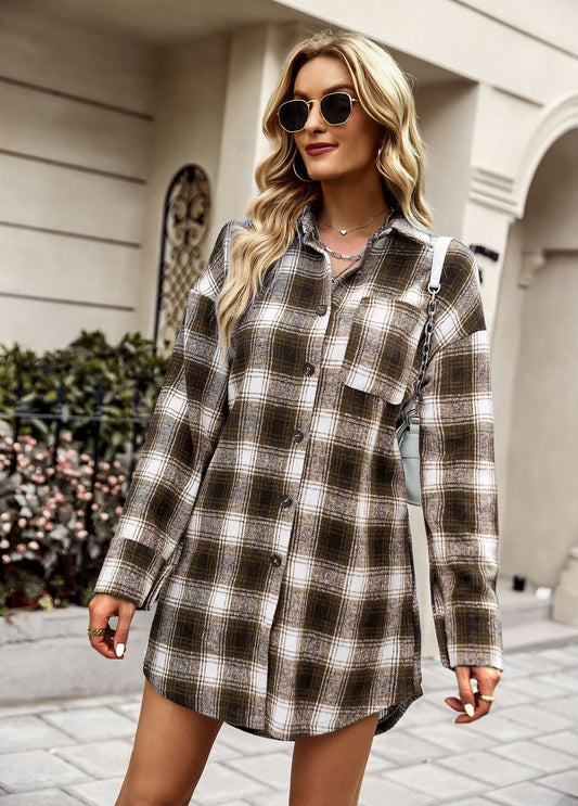 Mila® | Casual Brown Blouse