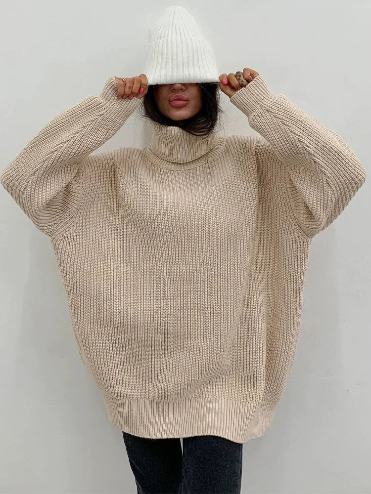 Thalia | Warm knitted sweater for women for autumn and winter