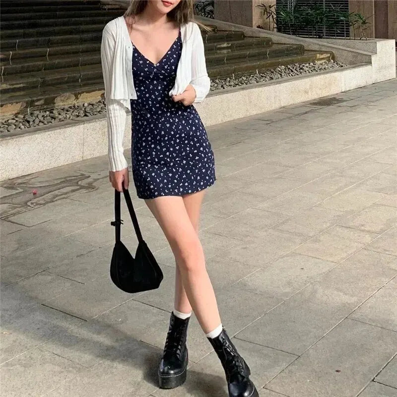 Mara® | Sexy V-Neck Linen Summer Dress For Women