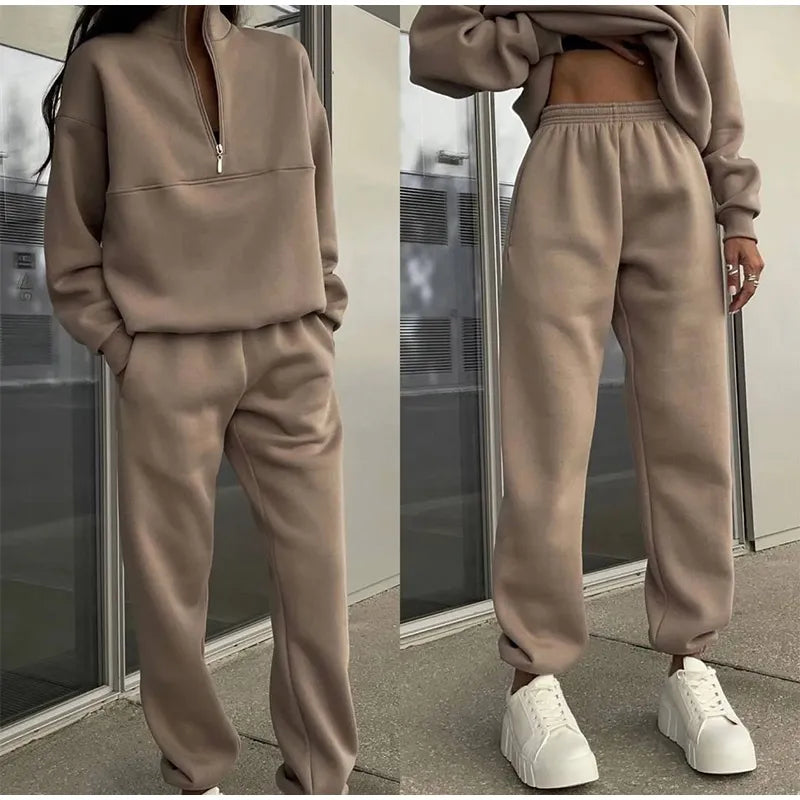 Jennifer® | Conjunto Casual Solid Sweater
