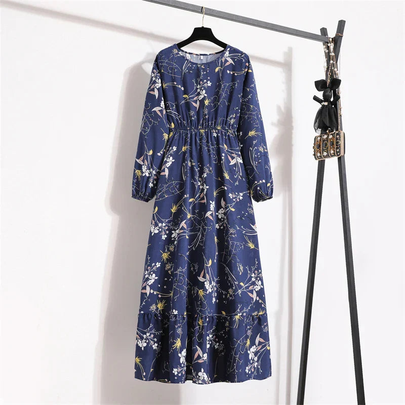 Erin® | Elegant Floral Long Dress For Summer