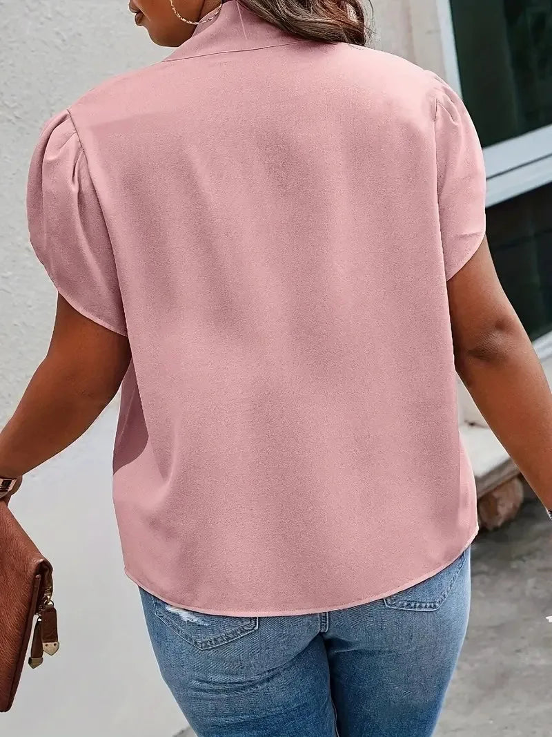 Margaux® | Pink Women'S Plus Size Shirt