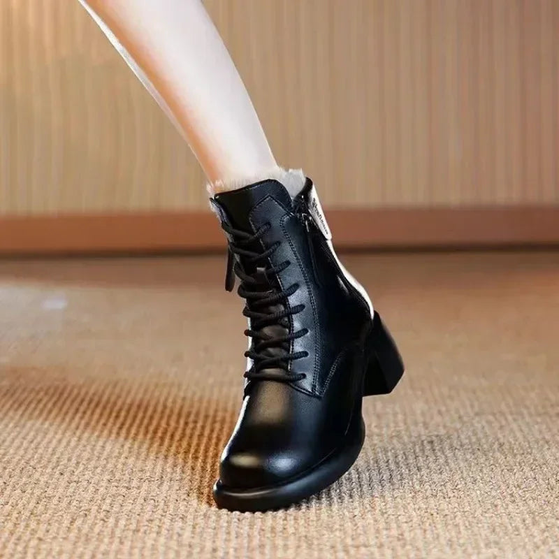 Vittoria | Luxurious women's boots with side zip