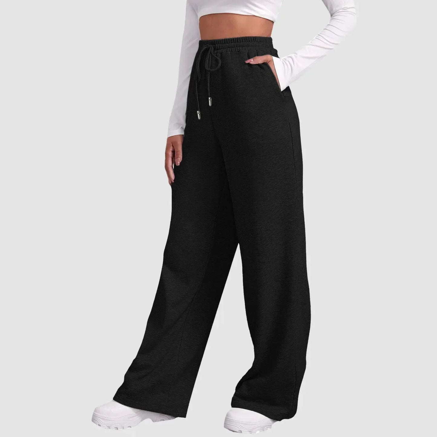 Violeta® | Casual Wide Leg Jogging Pants