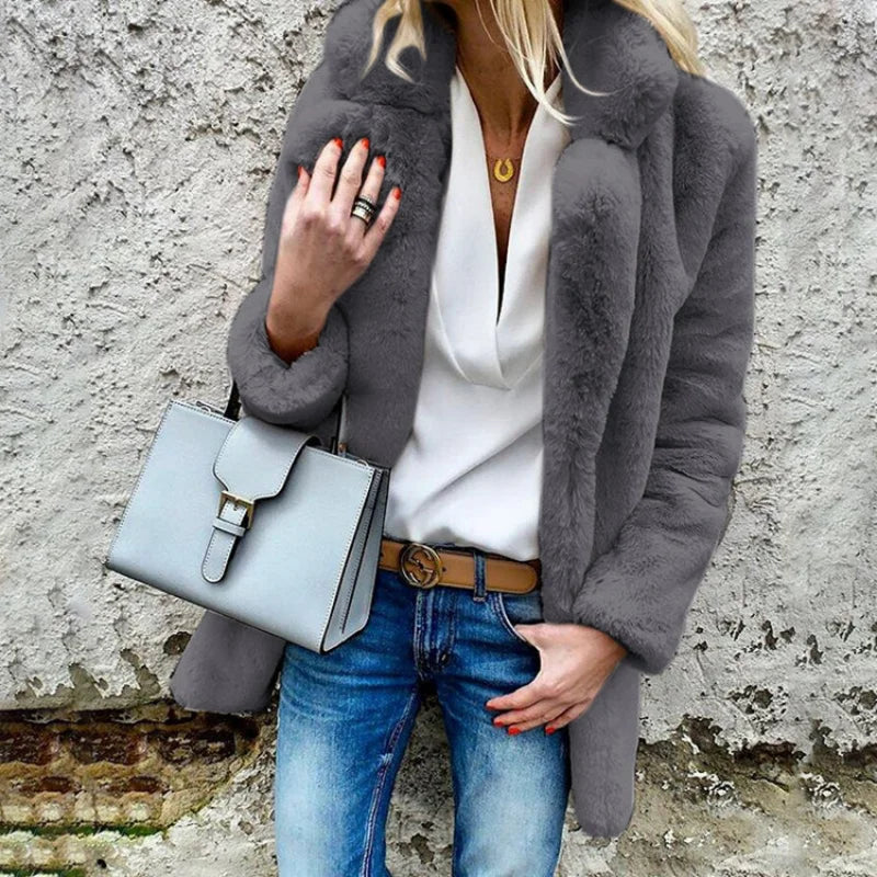 Diana | Fluffy winter coat for women