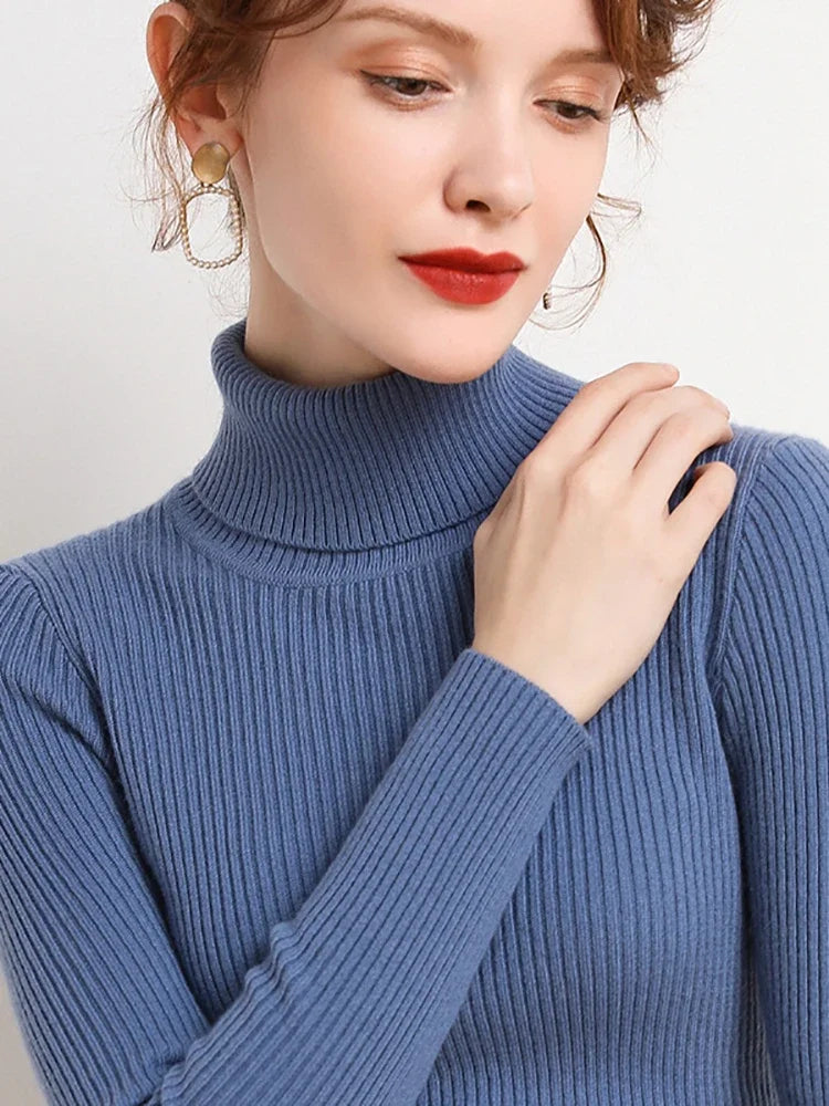 Emilie | Turtleneck sweater for women in autumn