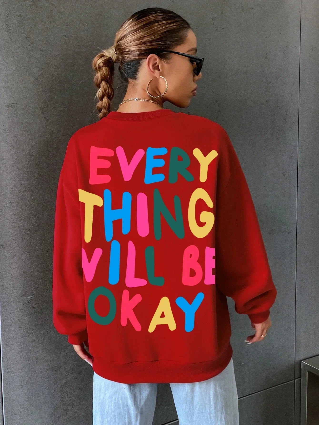 Miriam | Loose and warm sweater with a stylish crew neck