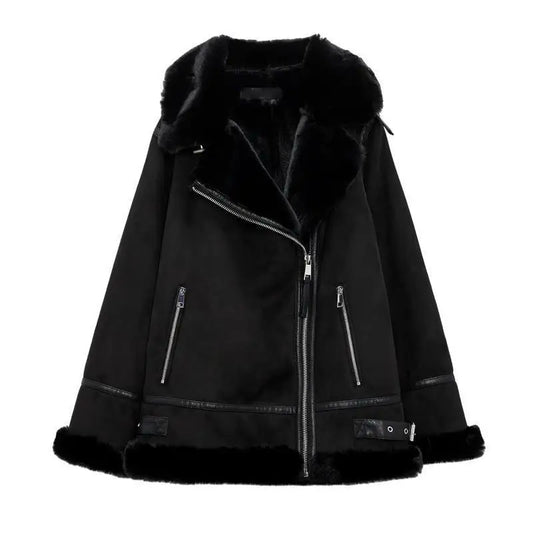 Diana | Warm faux teddy jacket for women