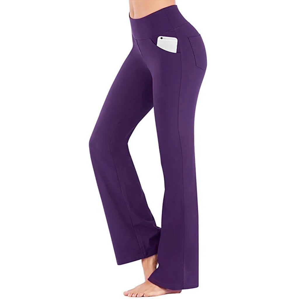 Valentina® | High Waist Stretchy Flared Trousers