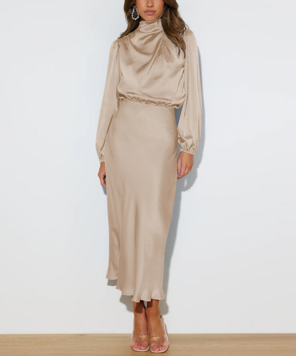 Rebeca® | Long Satin Dress