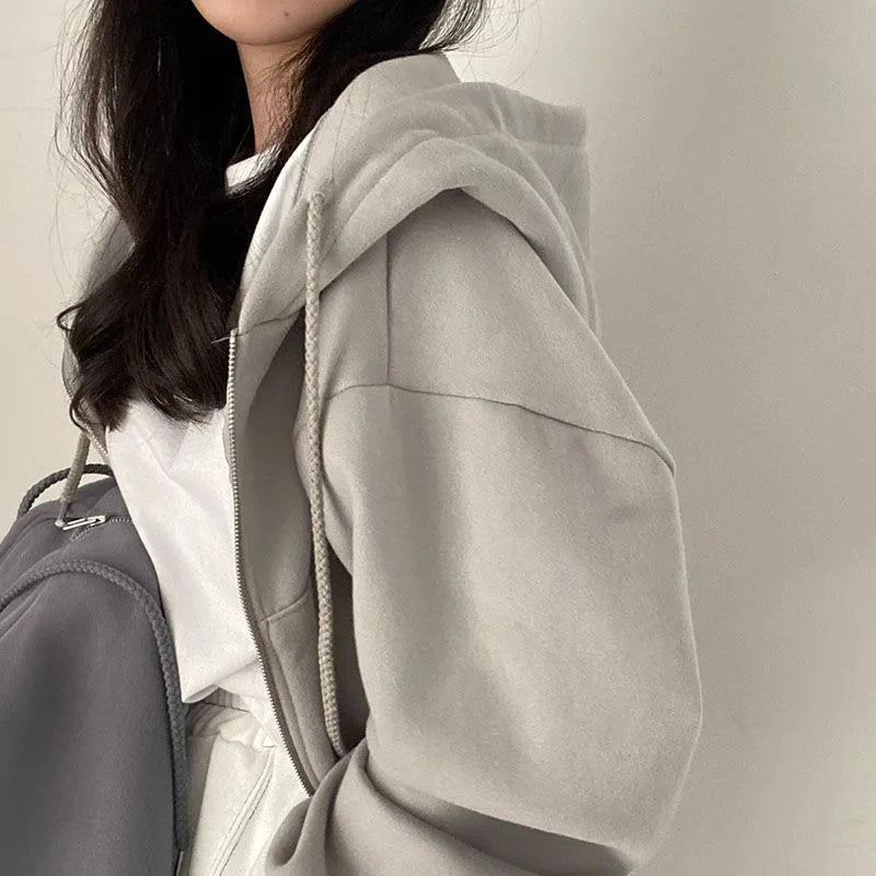 Silvia | Fashionable women's zip-up hoodie