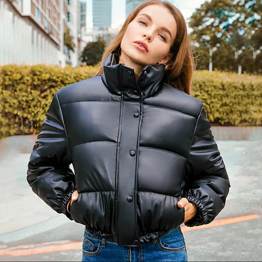 Nadia | Elegant women's leather jacket