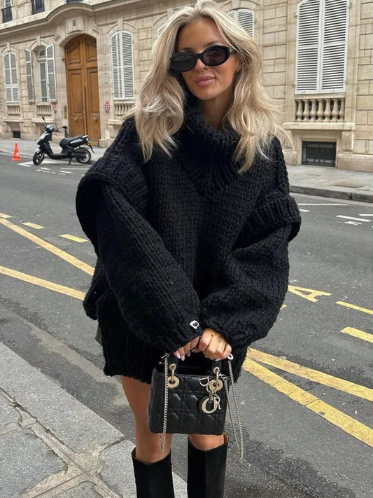 Emma | Women's Oversized Knit Sweater Dress
