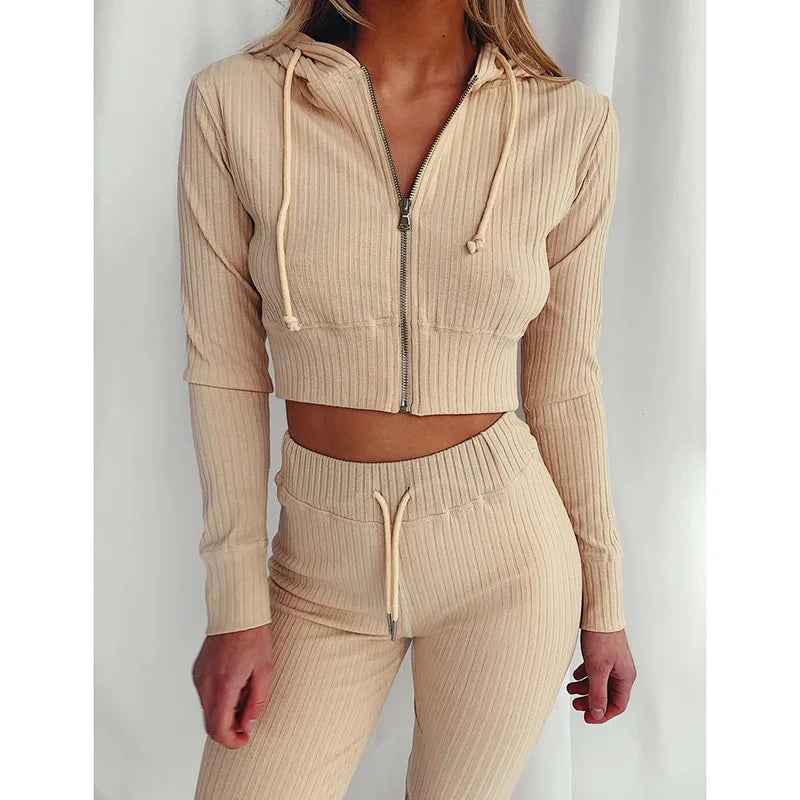 Miriam | Modern long sleeve slim set for women