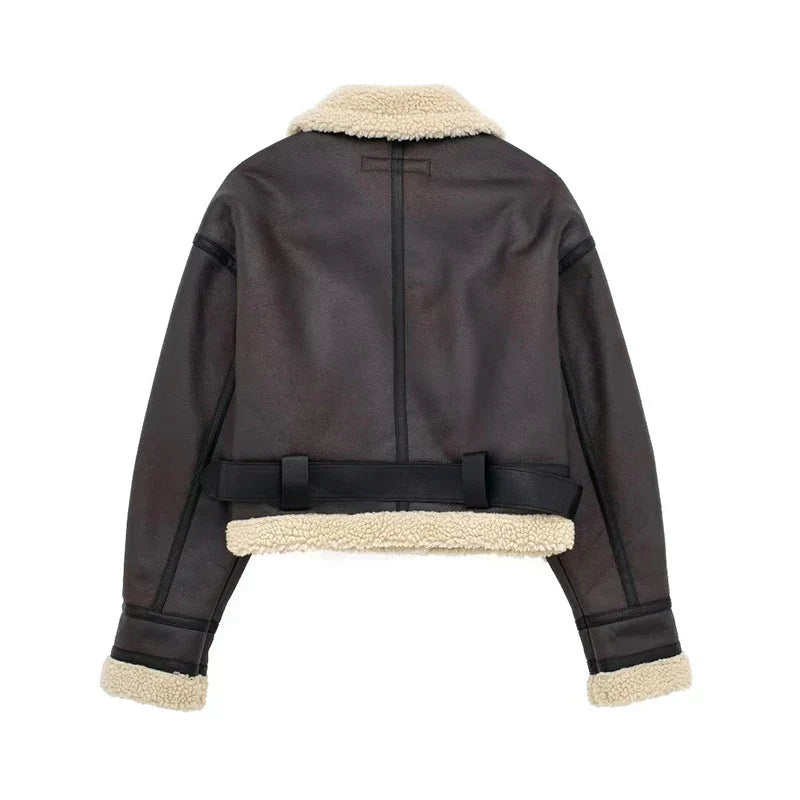 Ornella® | Exterior coat elegant and stylish with belt
