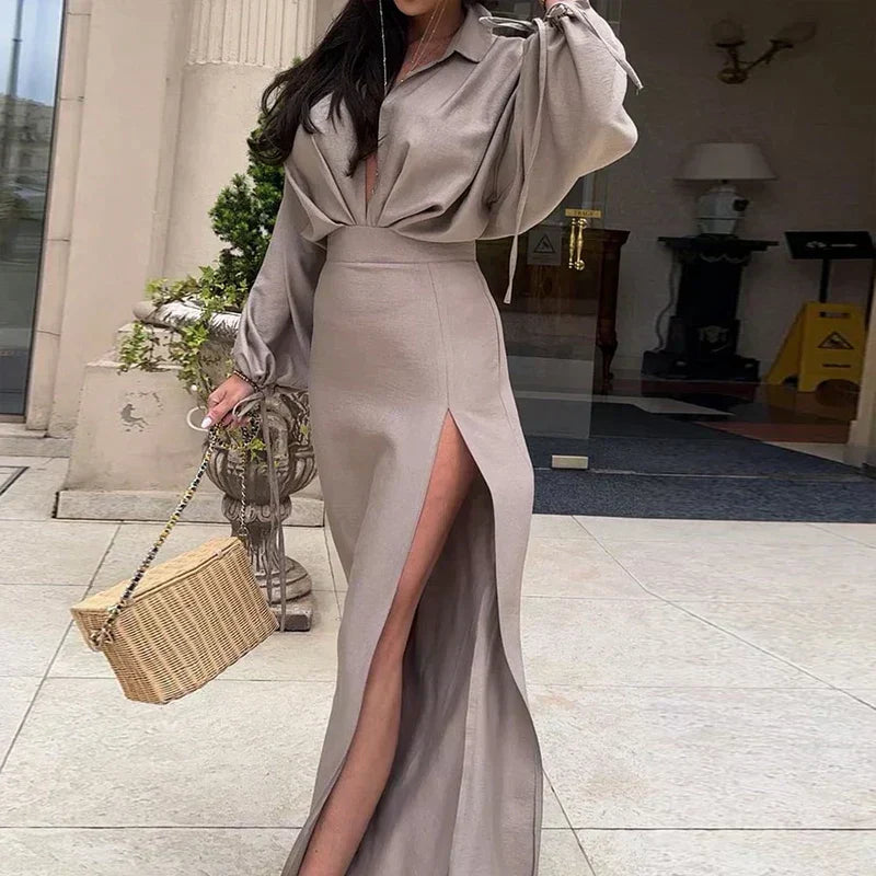 Angela | Gathered waist dress