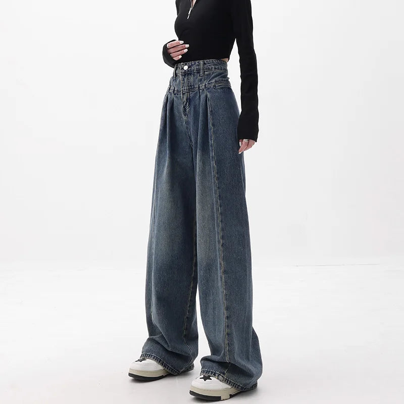 Salome® | High-waisted wide-leg jeans for women