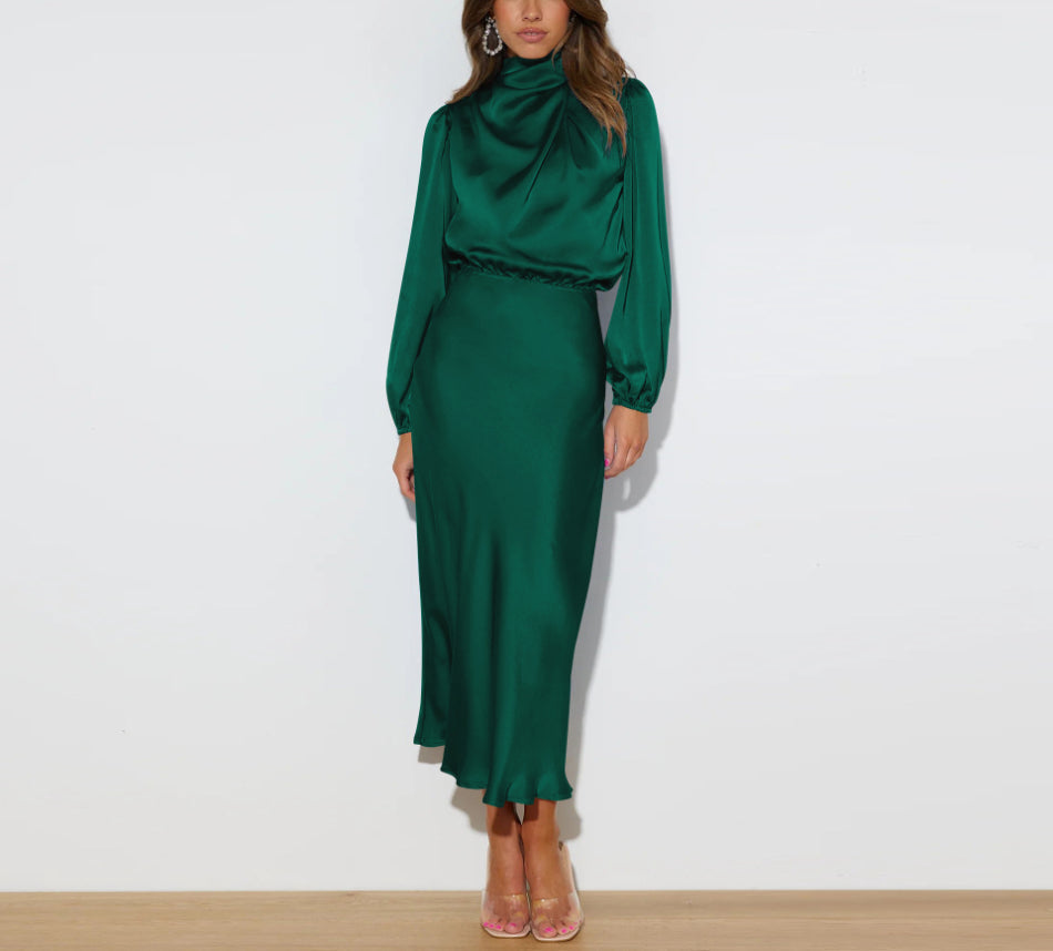 Rebeca® | Long Satin Dress