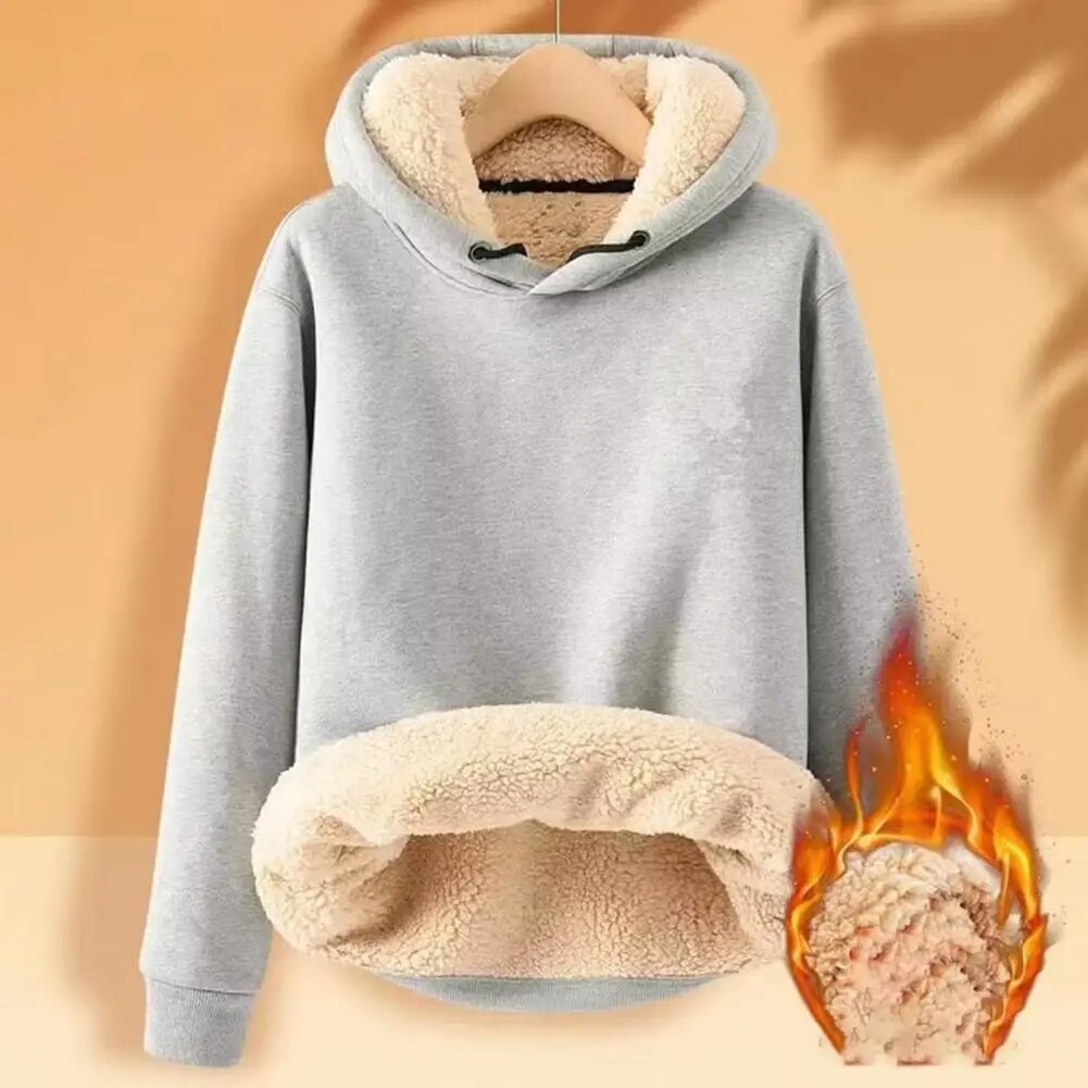 Flavia | Fleece sweater with hood