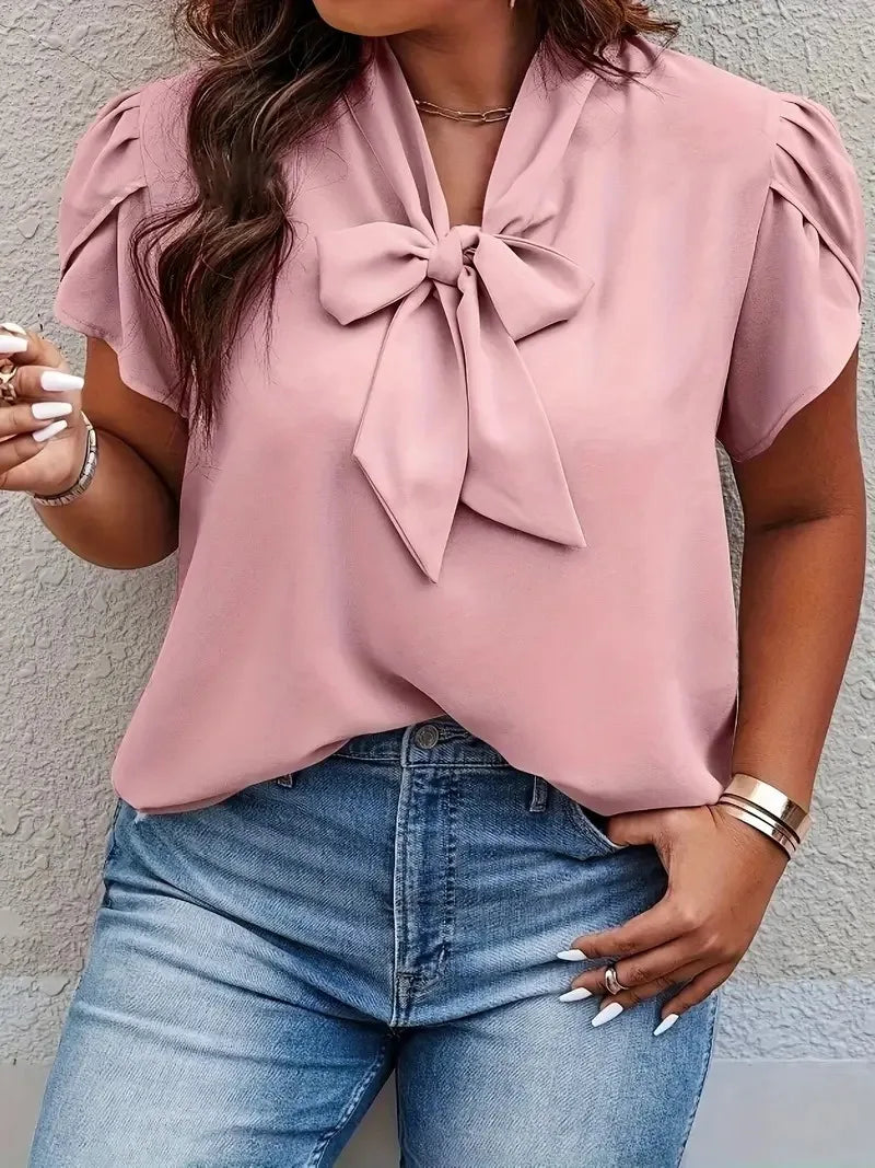 Margaux® | Pink Women'S Plus Size Shirt