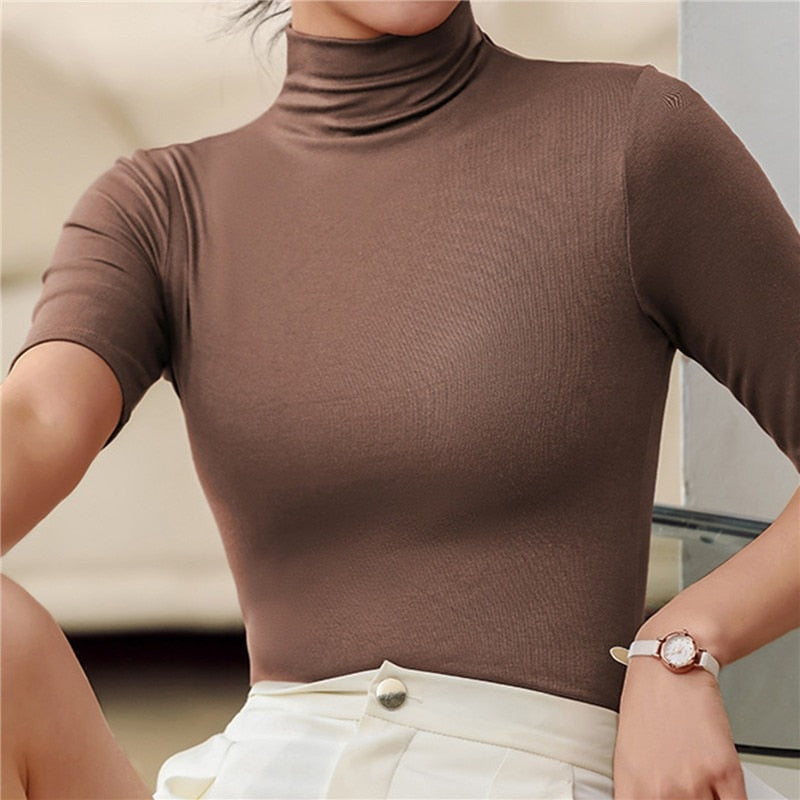 Doris | Classic seamless turtleneck sweater