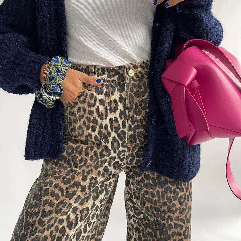 Monica® | Leopard print pants for women