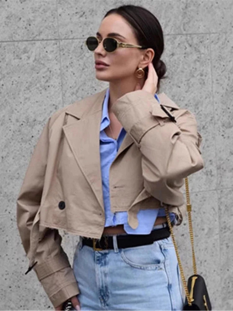 Gloria | Stylish short jacket with belt