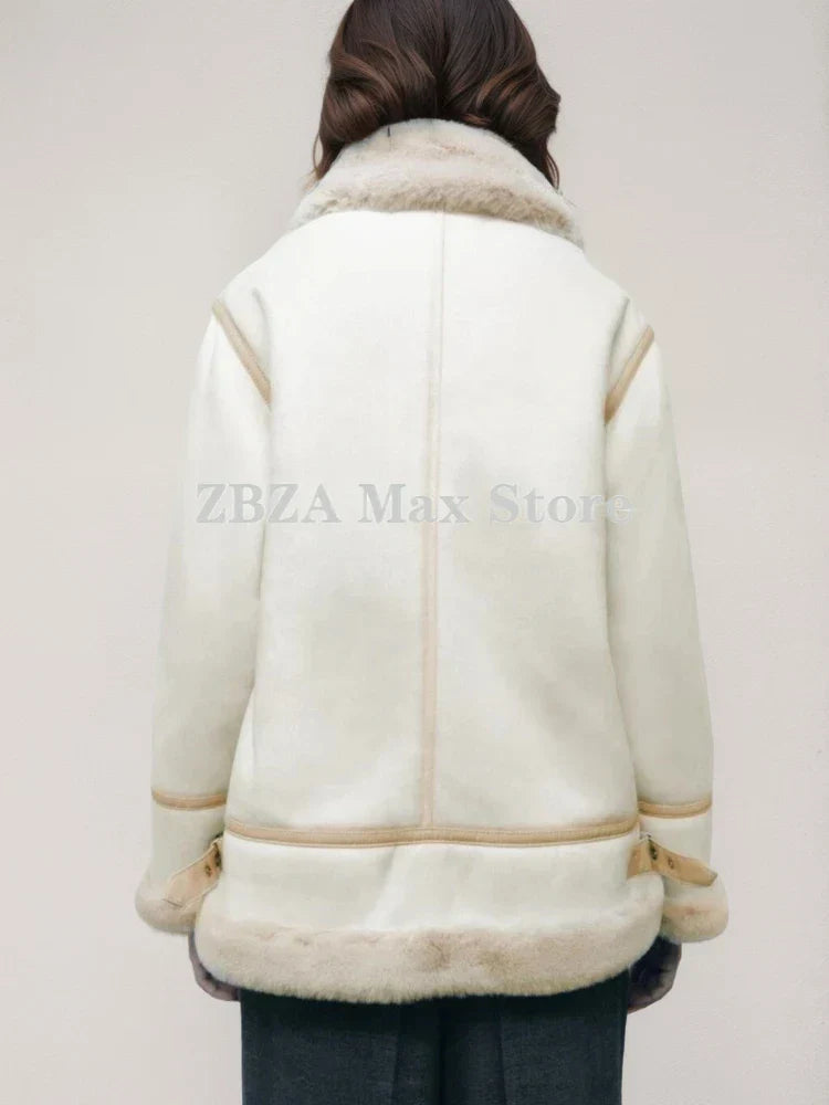 Diana | Warm faux teddy jacket for women