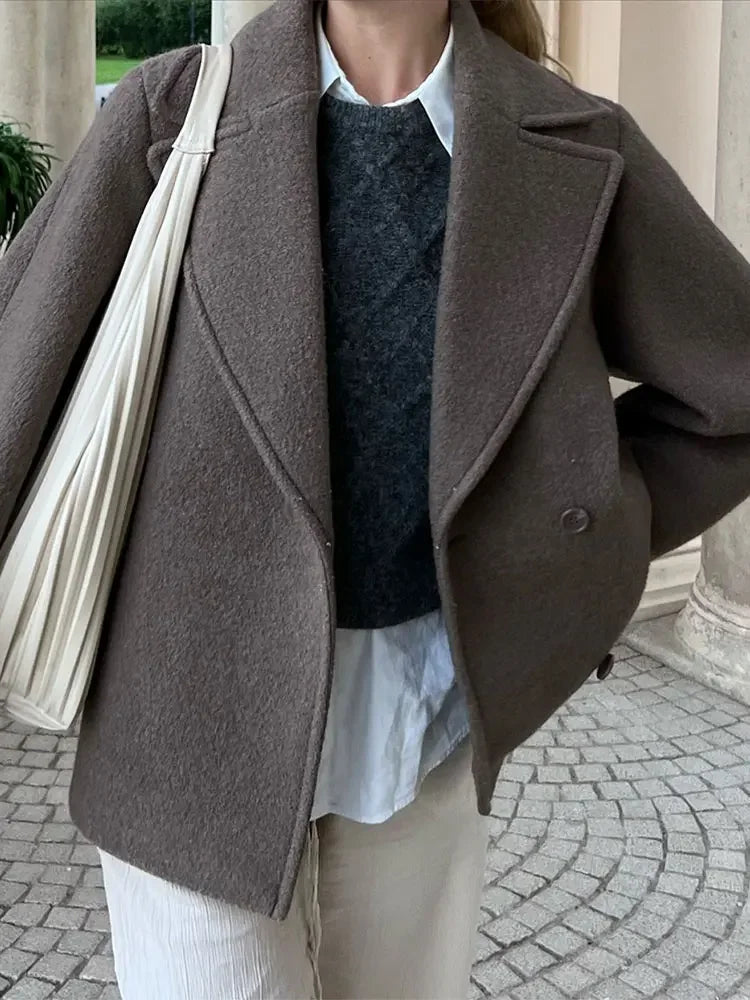 Olivia | Women's Oversized Double-Breasted Coat