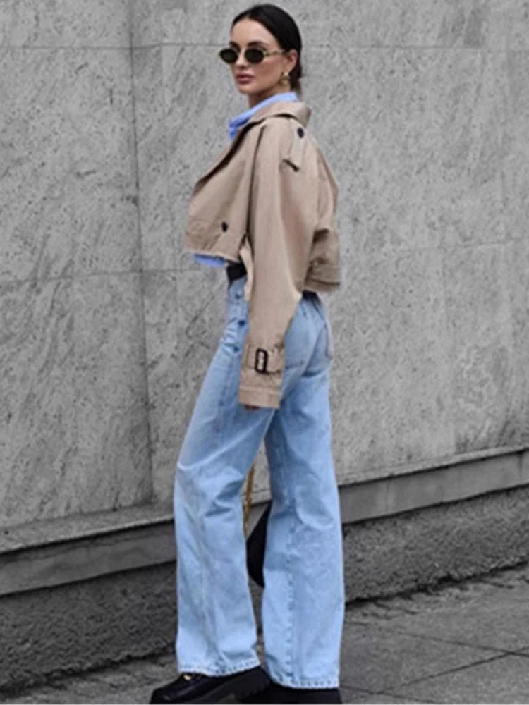 Gloria | Stylish short jacket with belt