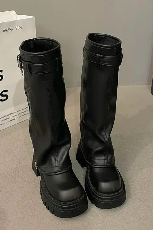 Yesenia | Knee high leather boots