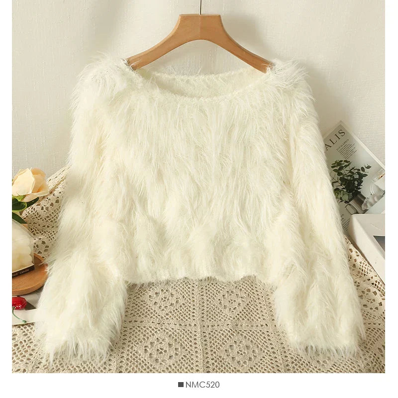 Romy | Soft knitted sweater with long sleeves for women