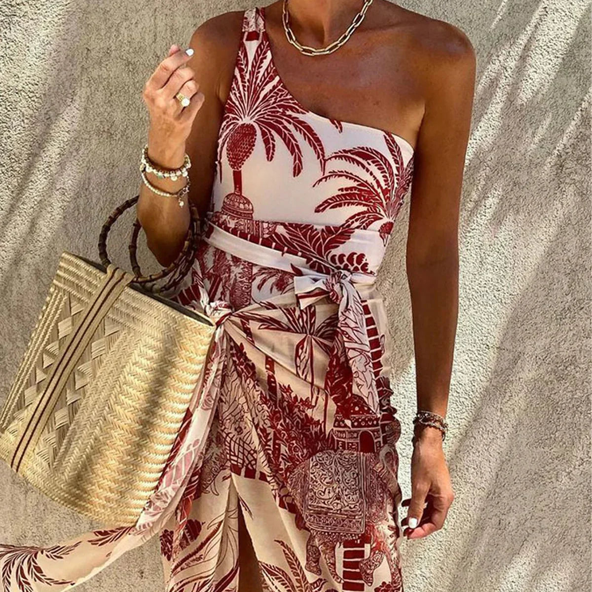 Jade® | Retro Color Print One-Piece Swimsuit