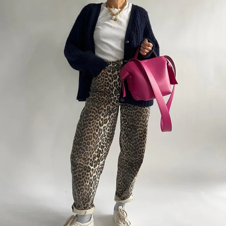 Monica® | Leopard print pants for women