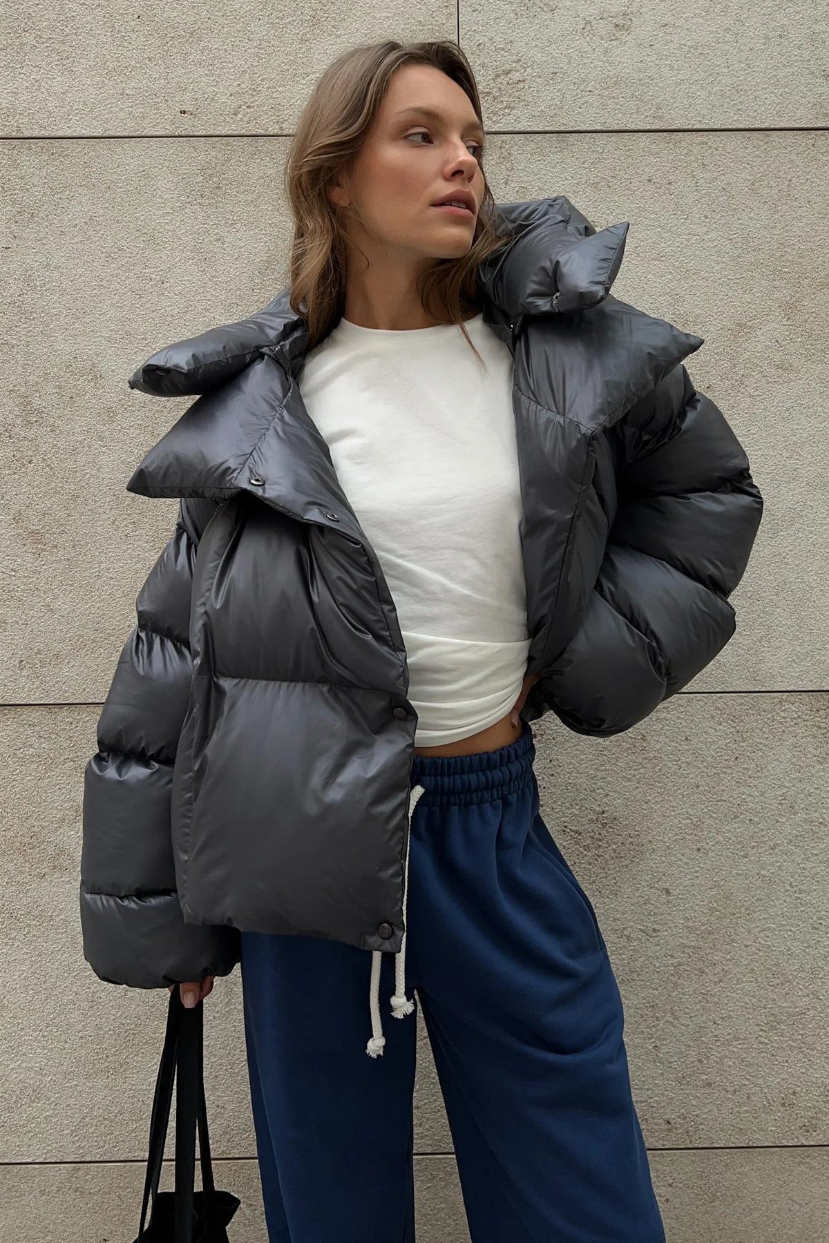 Renata | Cross padded jacket