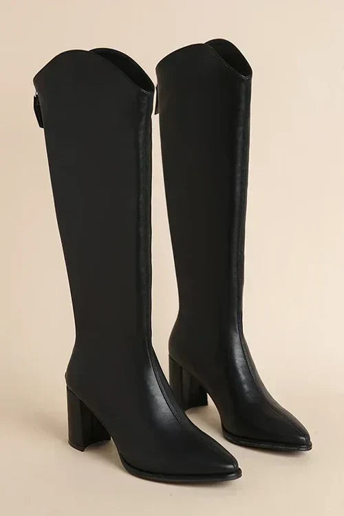Yolanda | Knee high leather boots