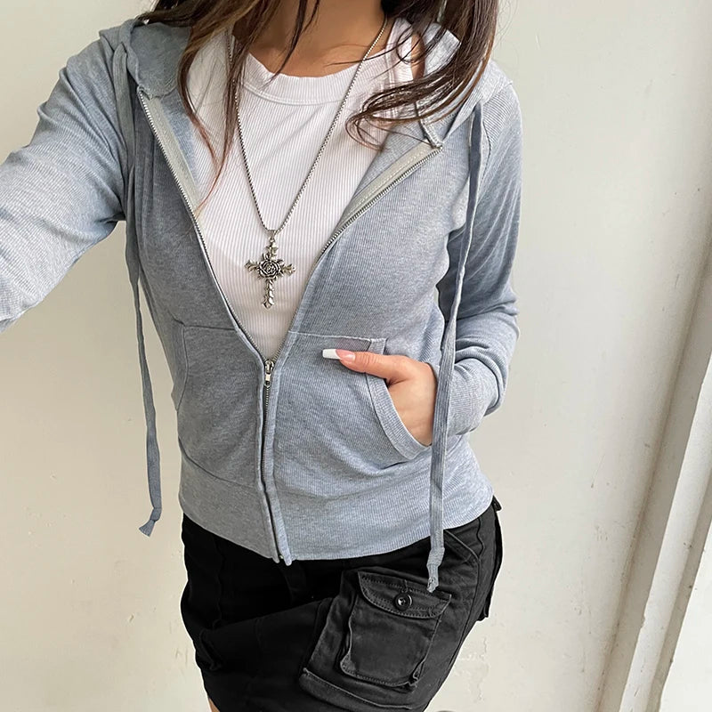 Nora | Casual zip up sweatshirt for women