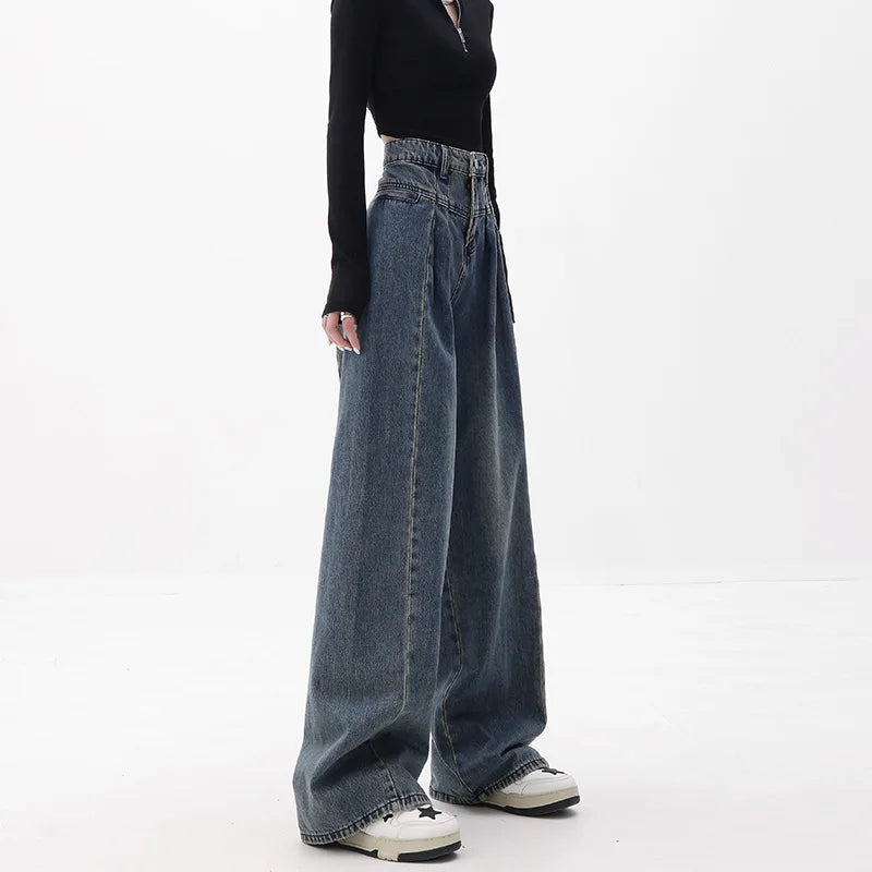 Salome® | High-waisted wide-leg jeans for women