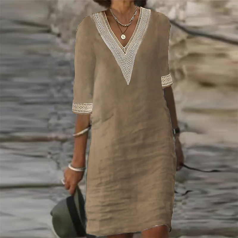 Rosa® | Elegant Linen Summer Dress