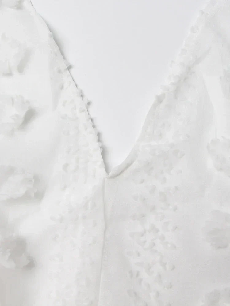 Halter Floral Mesh Patchwork Boho Dress