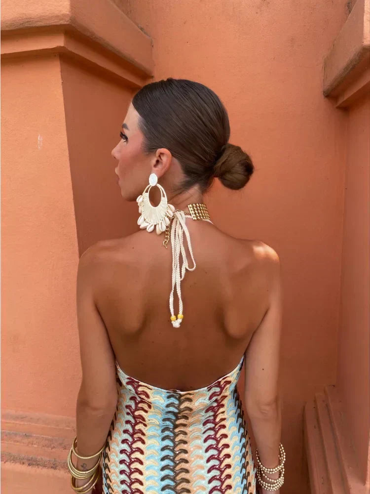 Andrea® | Backless V-Neck Dress