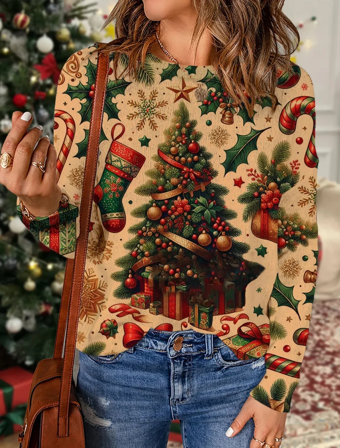 Madelief | Crew neck Christmas sweater