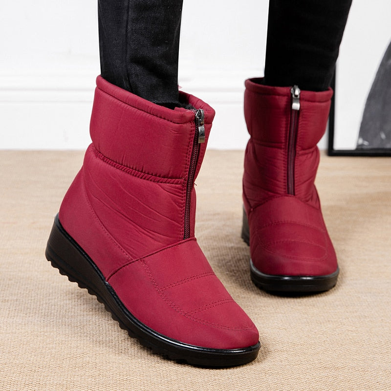 Yoselin | Women's waterproof winter boots with zip