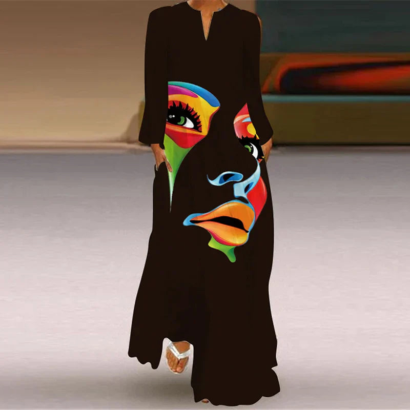 Pilar® | Printed maxi dress for women