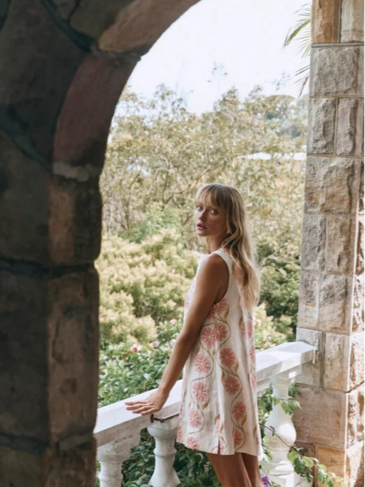Fabiana® | Elegant Mini Dress With Flowers