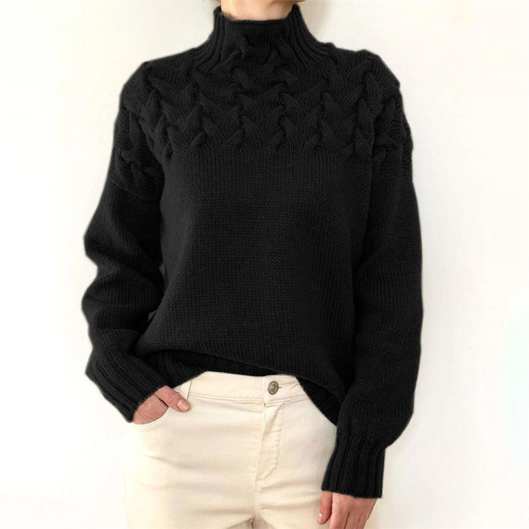 Leticia | Knitted turtleneck sweater for women